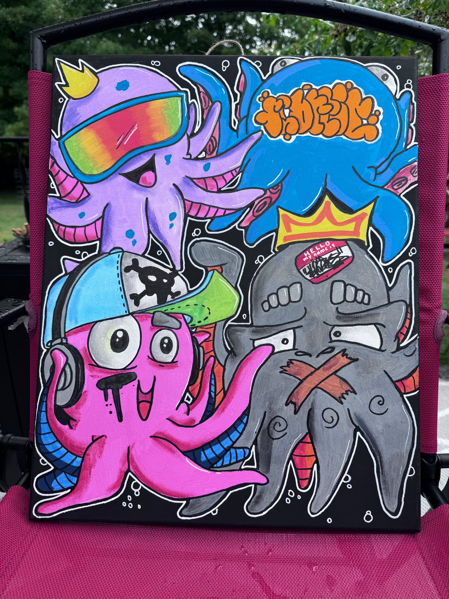 Octo 16 x 20 canvas
