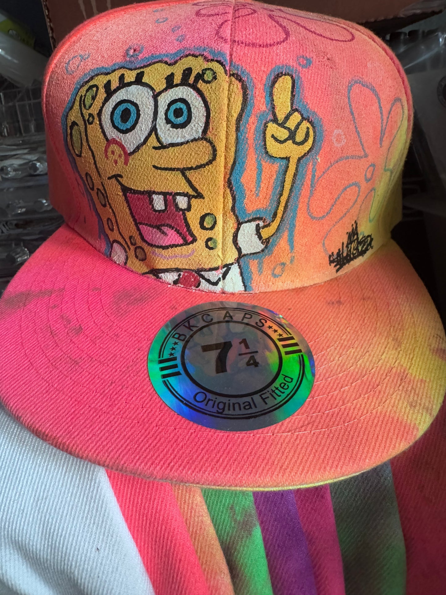 7 3/4 fitted sponge hat
