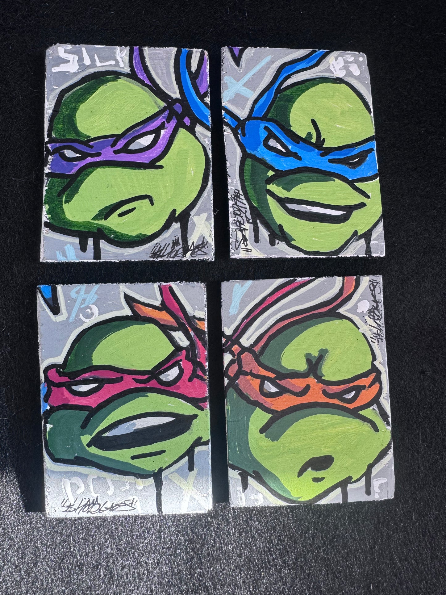 Set 4 tmnt magnets