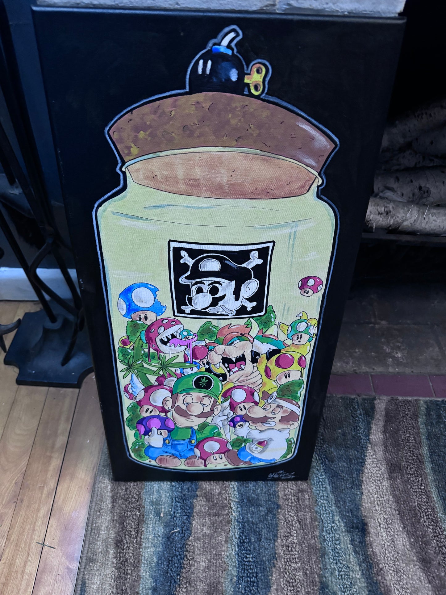 12 x 24 bottom of the bottle