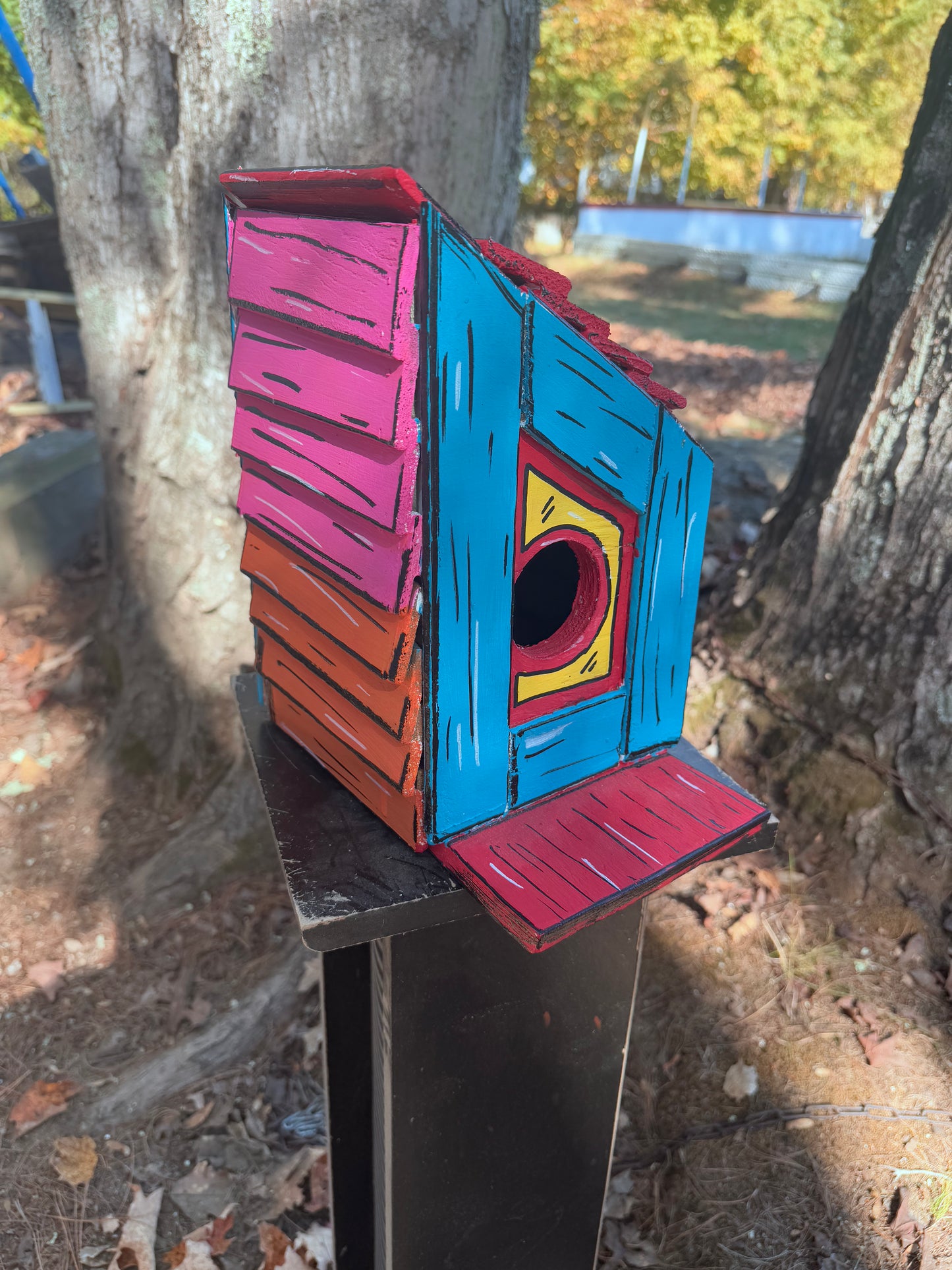 * slanty house birdhouse
