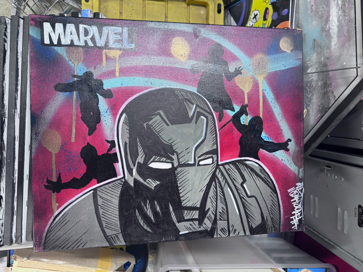 Iron man 16 x 20