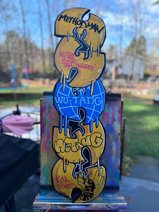 Blue Wu-Tang skatedeck