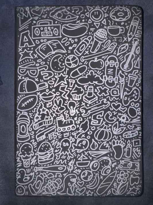 Doodle silver Journal