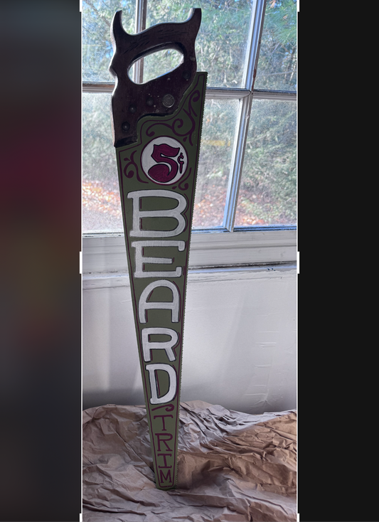 5¢ beard sign