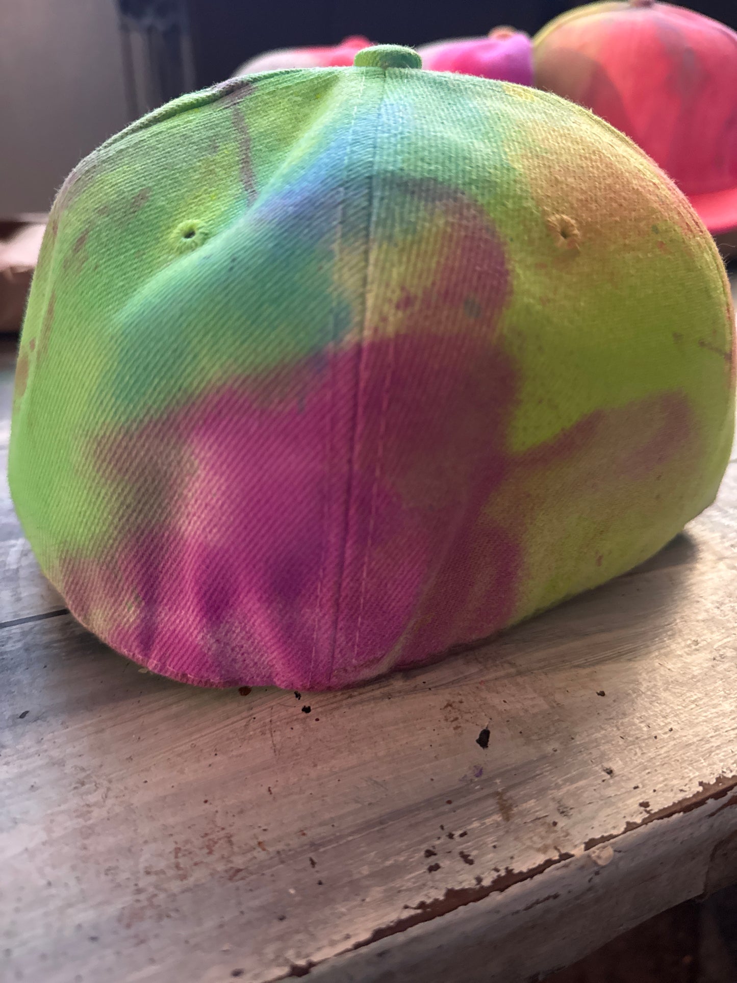 # Custom Name tie dye hat 7 1/4