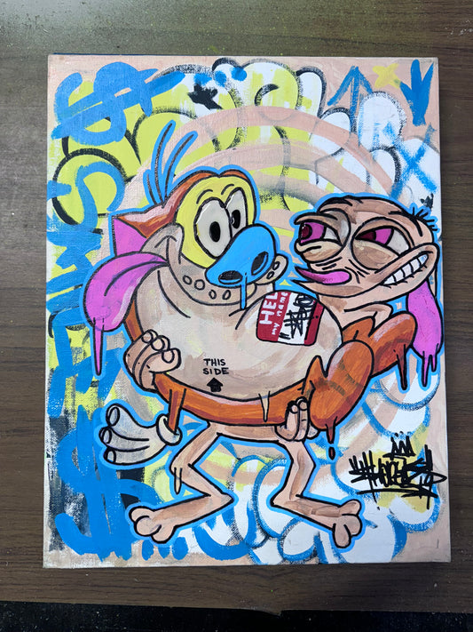 11 x 14 stimmpy graff