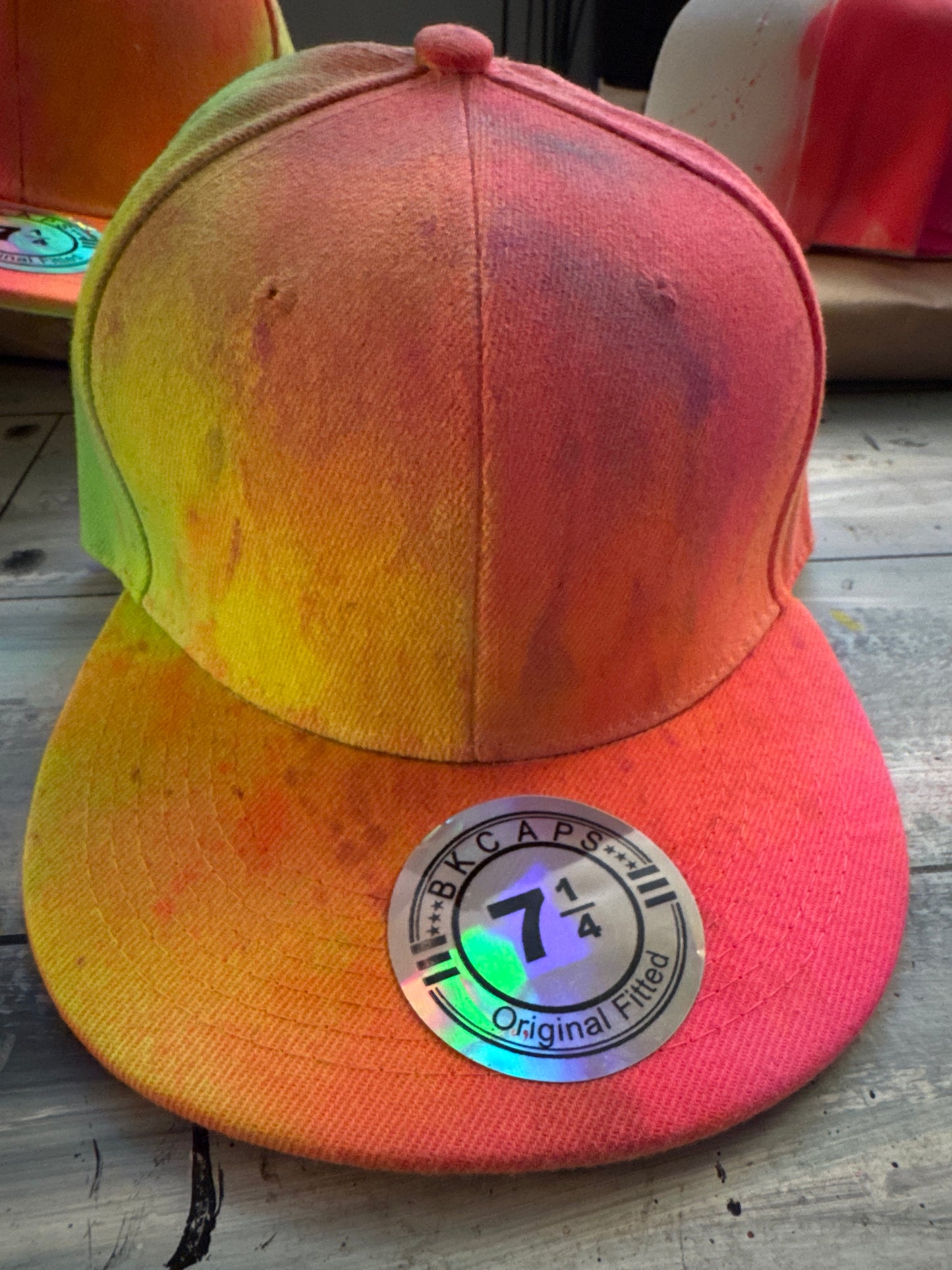 # Custom Name tie dye hat 7 1/4