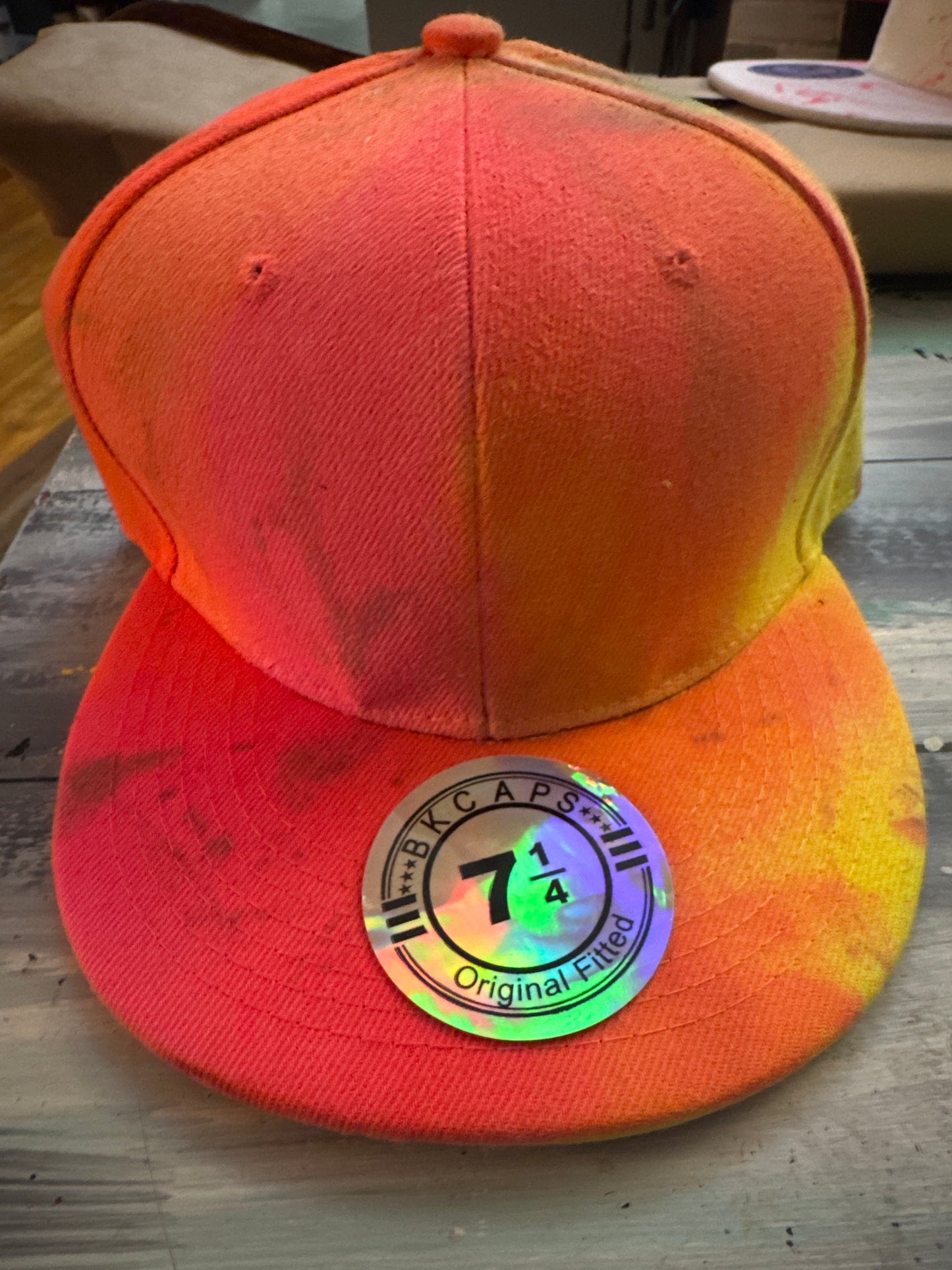 # Custom Name tie dye hat 7 1/4