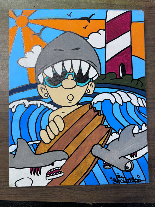 11 x 14 shark attack