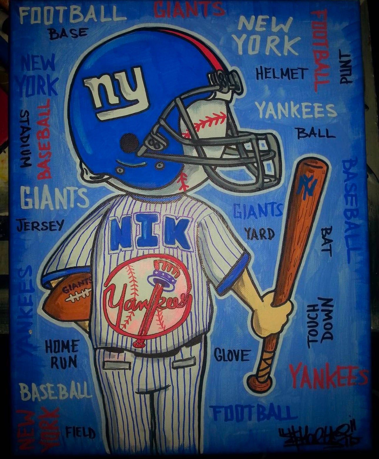 * 16 x 20 custom canvas