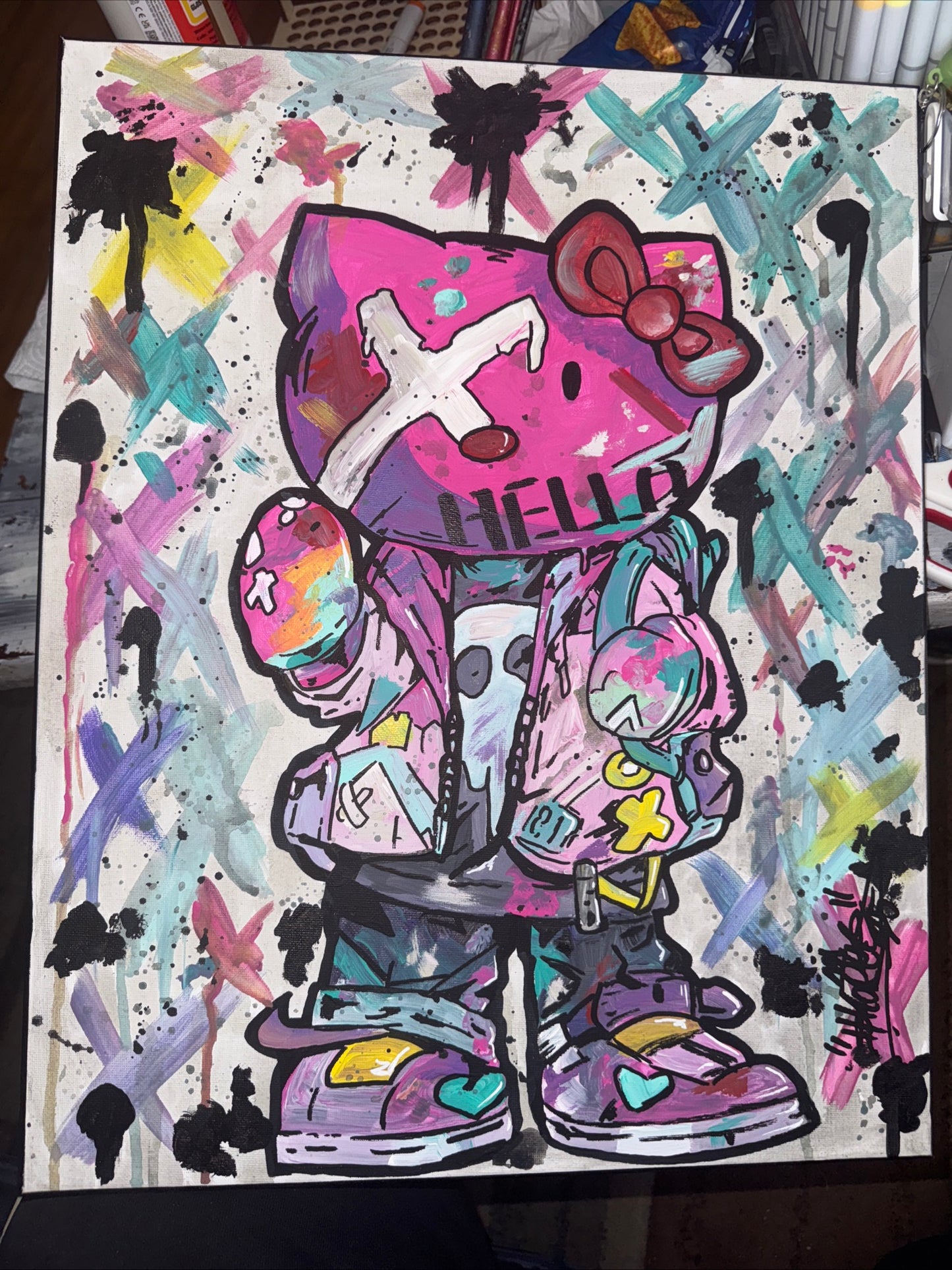 Kitty graff 16 x 20