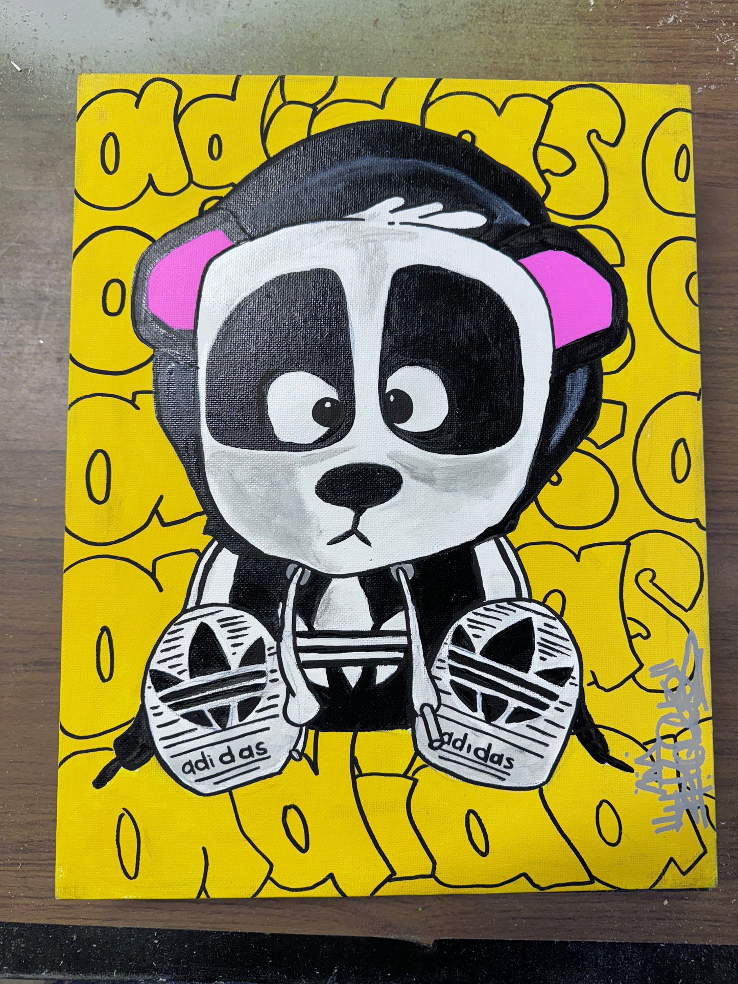 11 x 14 panda graff