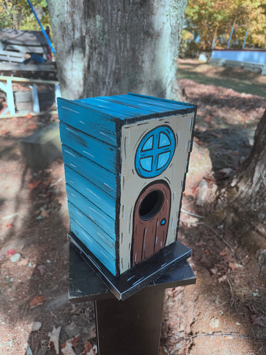 * beach condo birdhouse