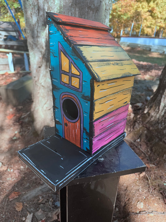 * my little cabin birdhouse