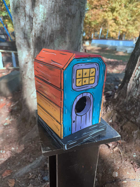 * small sketch birdhouse